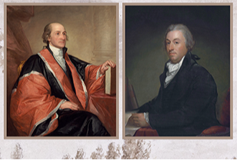 Portraits of Robert R. Livingston and John Jay