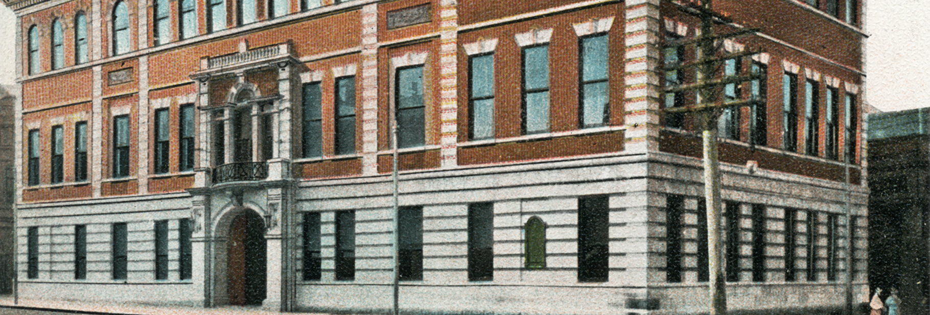 HIstoric postcrd of the Dutchess County Courthouse