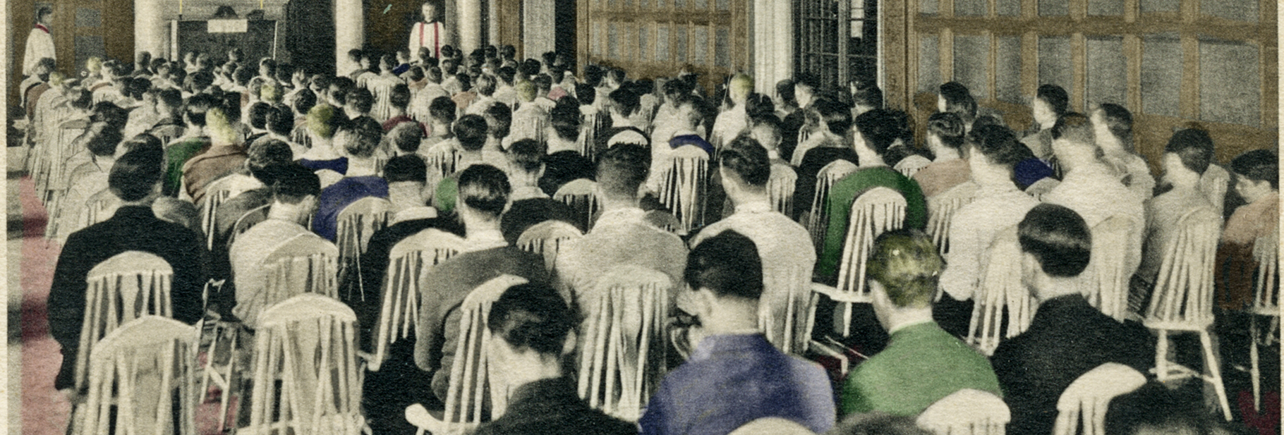 Photo of a bunch of people sitting down