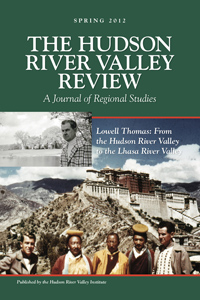 Spring 2012 cover with a photo of Lowell Thomas and the family of the Dalai Lama in front of the Potala
