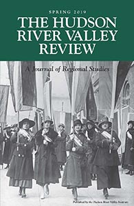 cover of HRVR 35.2, Spring 2019, with photo of suffragettes marching