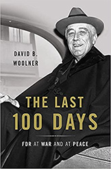 book cover of FDR's Last 100 Days, showing FDR seated in a sedan