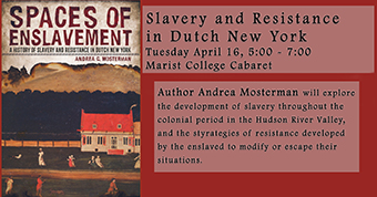  Spaces of Enslavement Book Cover and lecture title 