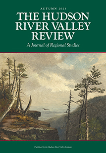 cover pf HRVR issue 40.1, with a detail of a Catskill Mountain painting by Susie Barstow